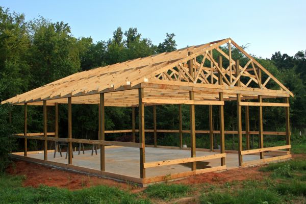 Barn Pad Installation in Pleasant Grove