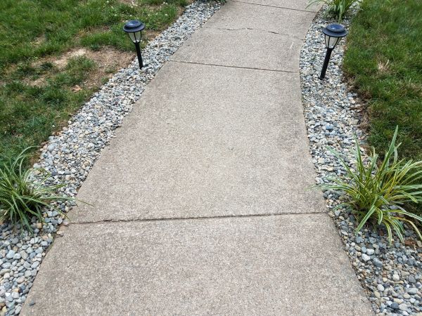 Cement Path Construction in Pleasant Grove