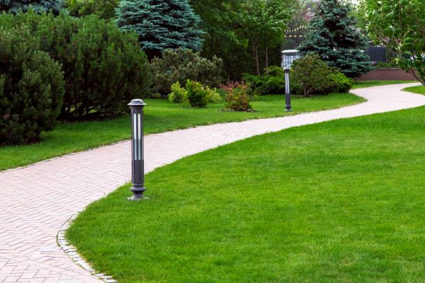 Backyard Sidewalk Installation in Pleasant Grove